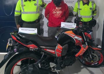 Un capturado en flagrancia por el delito de receptación