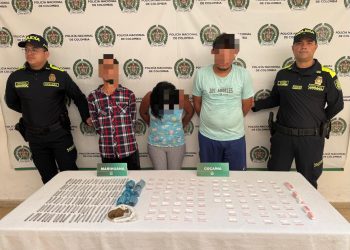 Policía Nacional captura a tres presuntos integrantes de “Los Pepes” tras diligencias de registro y allanamiento en Santo Tomás y Palmar de Varela.